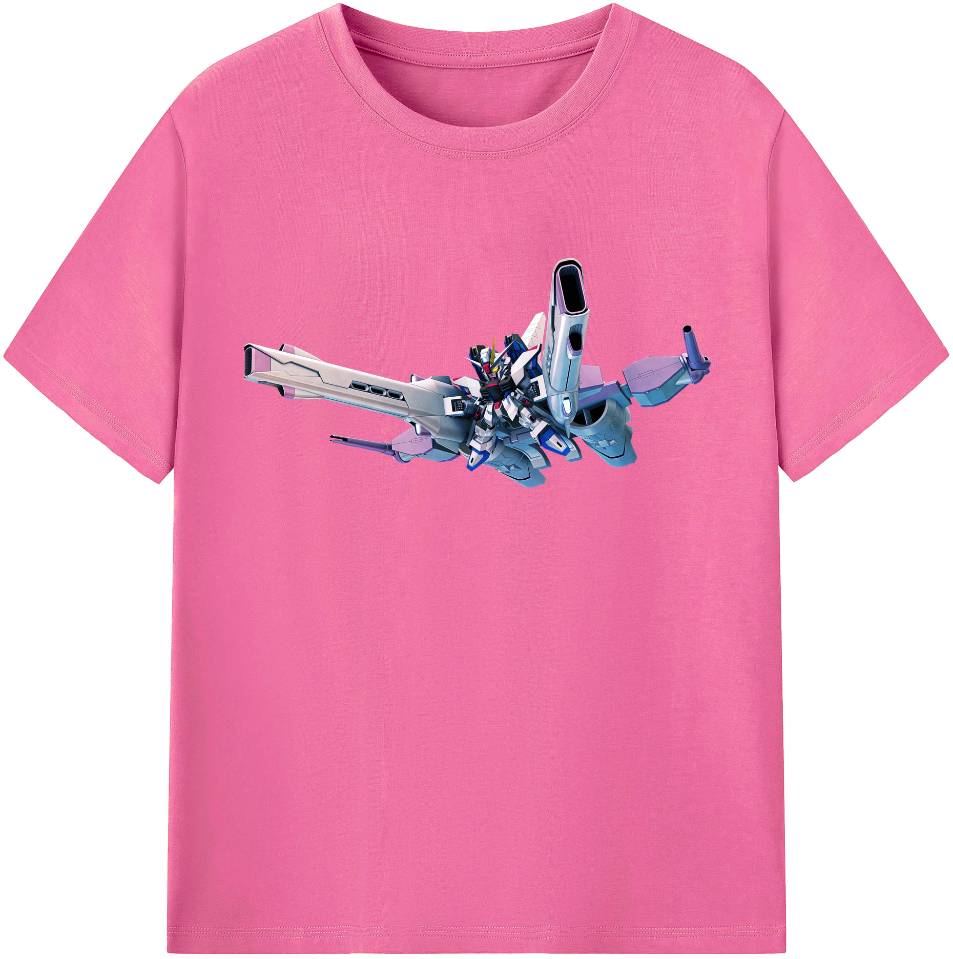 （画像用） 機動戦士ガンダム Mobile Suit Gundam レディースカジュアルプリントTシャツ（綿100％）
